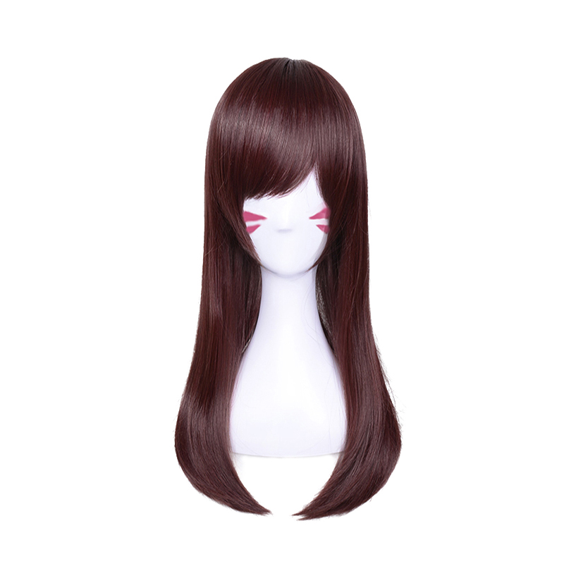 D.va DVA songhana chestnut Cosplay wig - Image 2