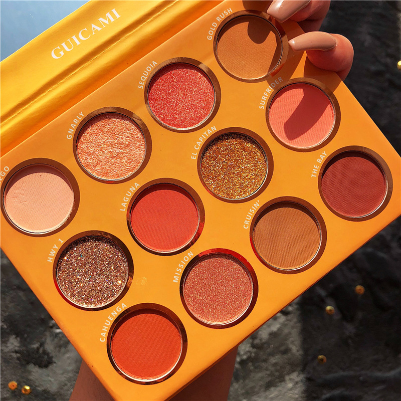 California love sunset plate 12 color eye shadow plate - Image 2