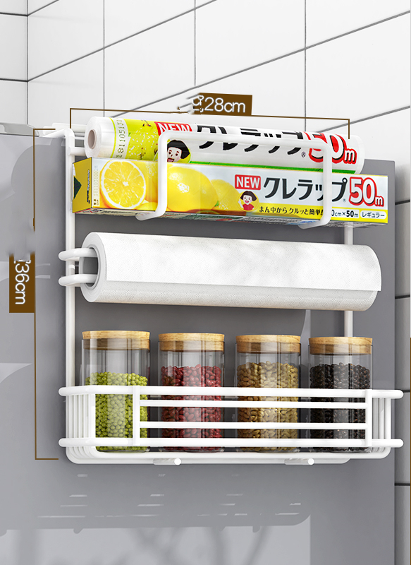 Refrigerator Shelf Side Storage Artifact Kitchen - Image 4