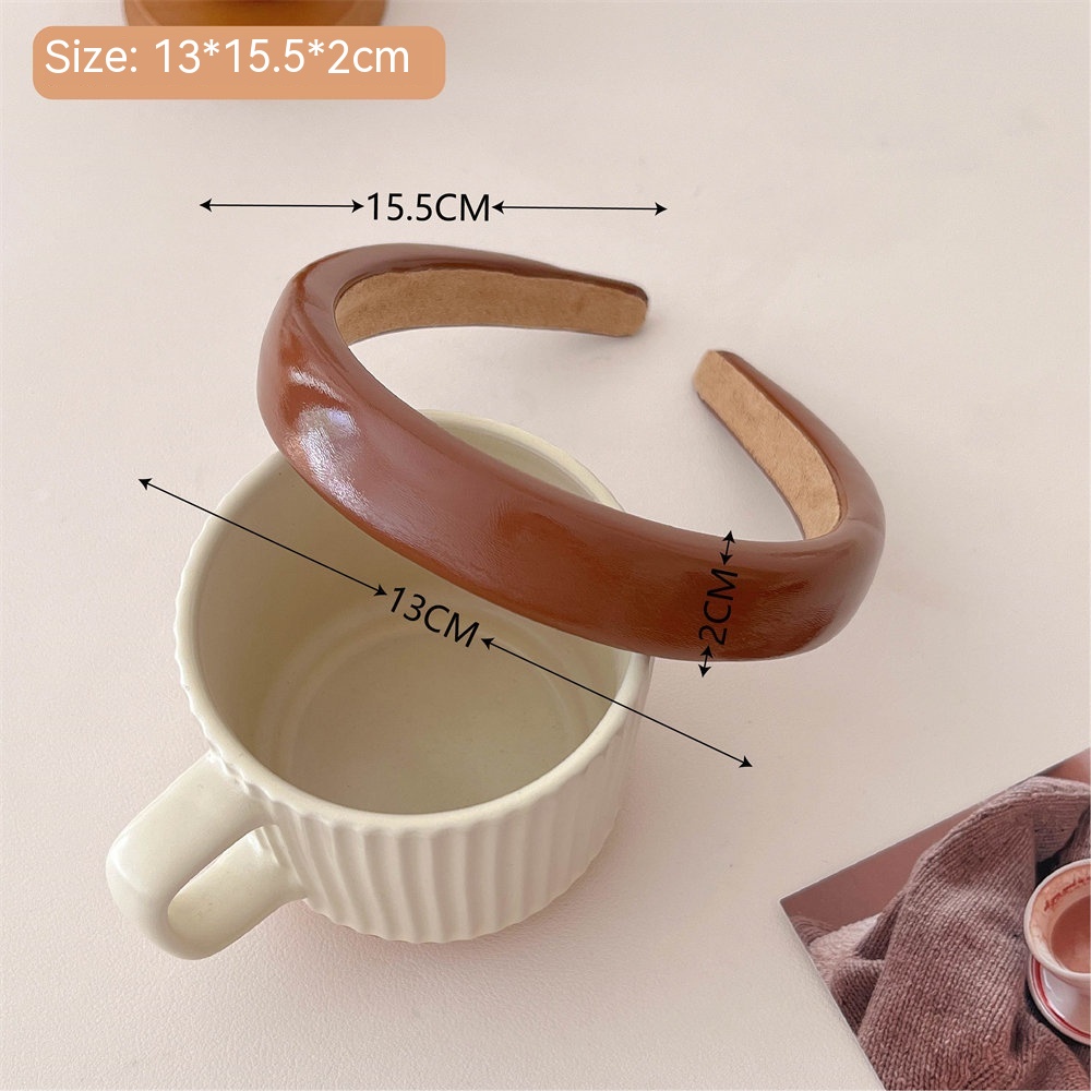 Milk Tea Coffee Color Series Headband Fashion - Image 9