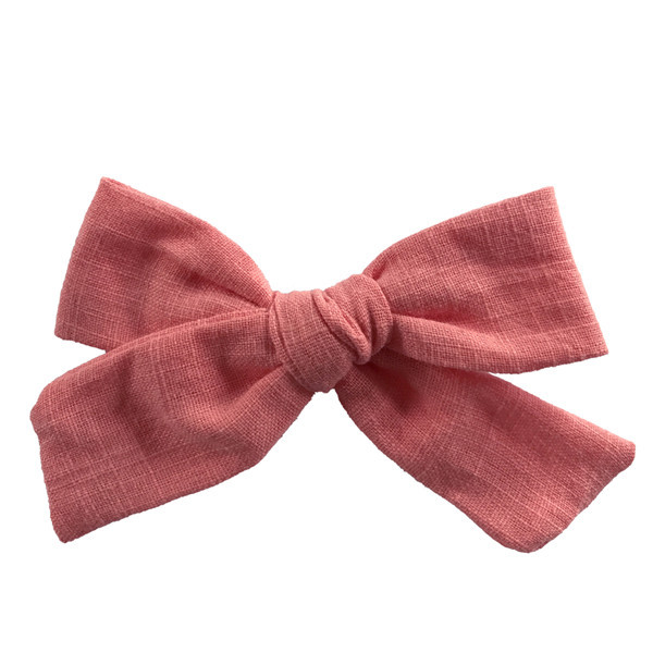 Cotton and linen bow hairpin - Image 11