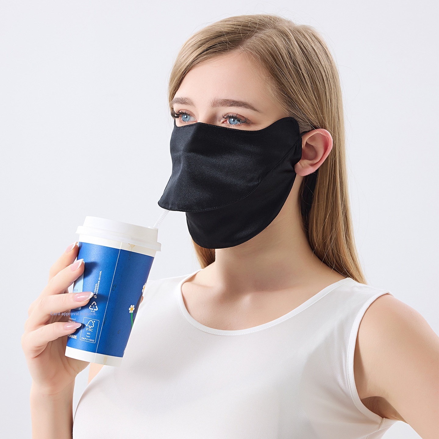 Open-face Sun-protection Mask For Women UV-blocking