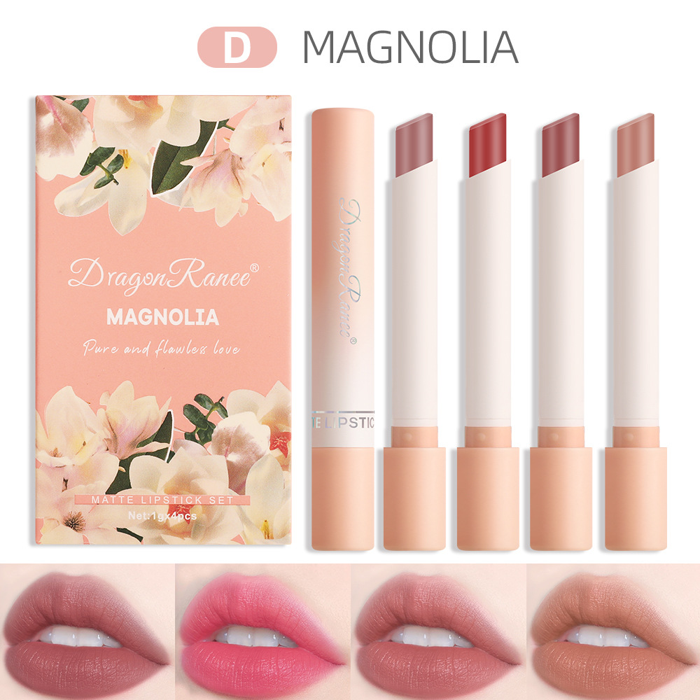 Cigarette Lipstick Box Matte Finish 4 Flowers Suit - Image 4