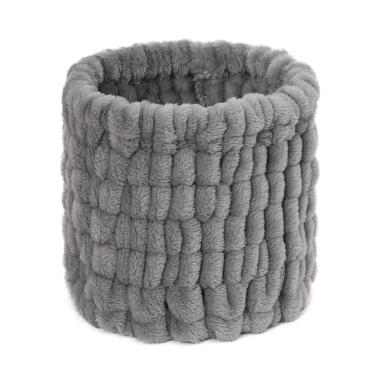Women's Solid-Colored Sporty Flannel Extra-Wide Headband - Image 2