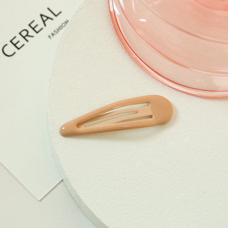 Drop-shaped Clip Paint Epoxy Female BB Clip Headdress Hairpin - Image 19