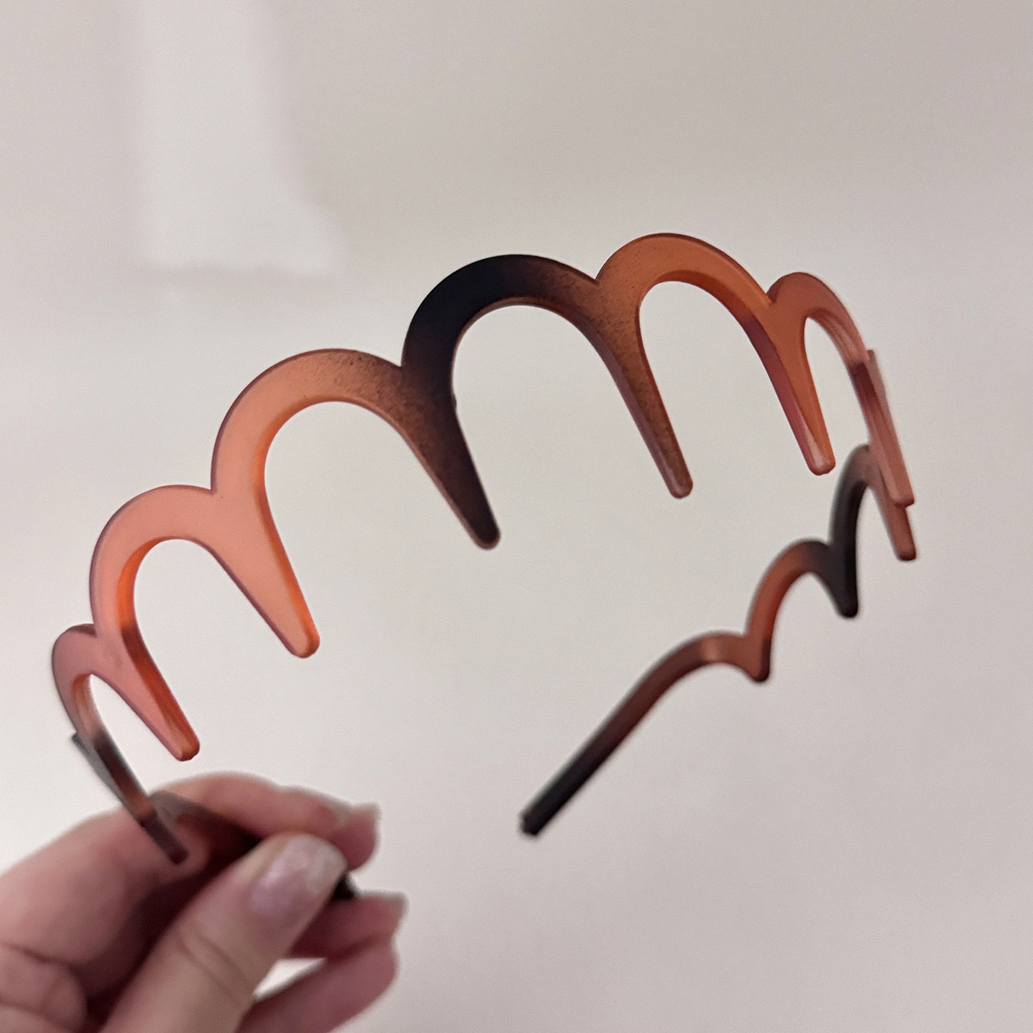 Headdress Wave Face Wash Toothed Non-slip Headband Unisex Hairpin Barrettes - Image 6