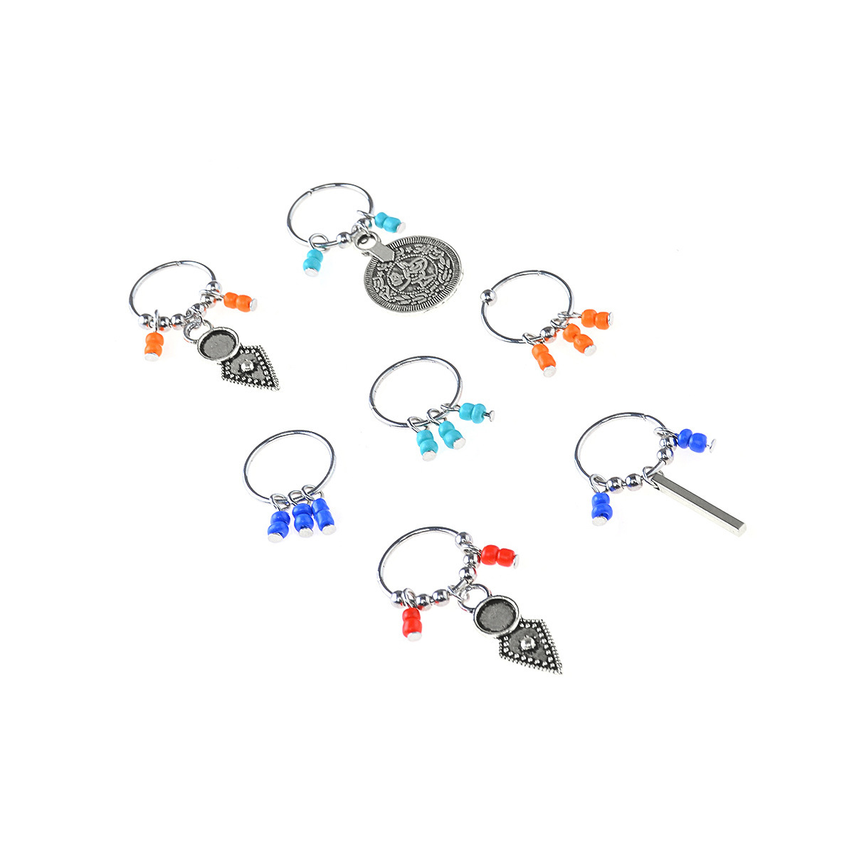 Simple Headdress Leaf Coin Pendant Hairpin - Image 2