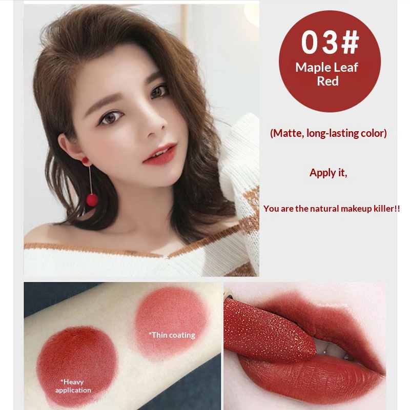 Little Golden Diamond Shimmer Lipstick Velvet Matte Opacity - Image 3