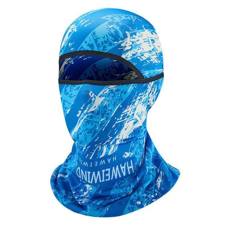 Summer Ice Silk Sun Protection Mask Men's Head Cover Full Face Fishing Sun Protection Scarf - Image 10