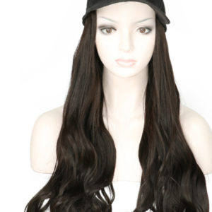 Hat wig one female wig female long hair natural fashion long curly hair big wave