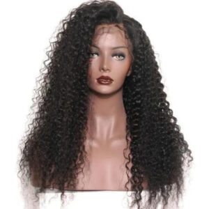 African explosive head black long curly hair chemical fiber high temperature silk wig cover