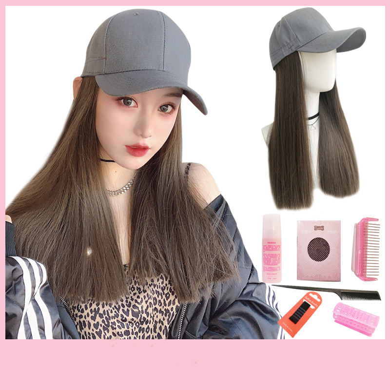 Cap with fake hair - Image 5