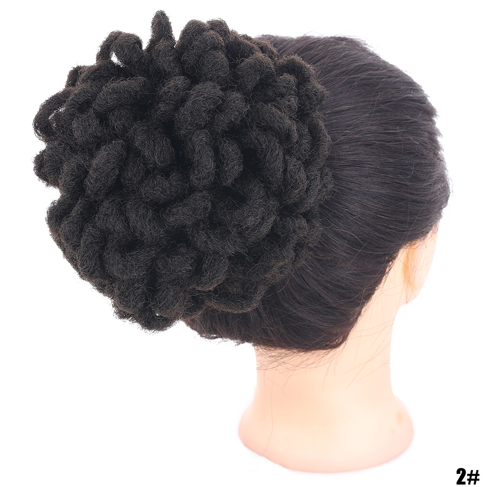 African Wig Bun Hair Bag Drawstring Dreadlocks Afro Hair Bag - Image 2
