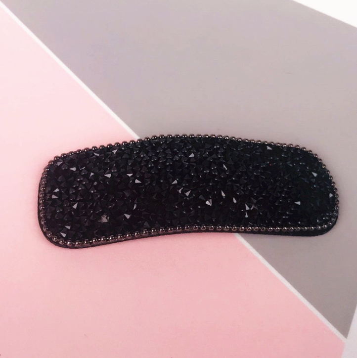 Geometric crystal rhinestone hair clip - Image 10