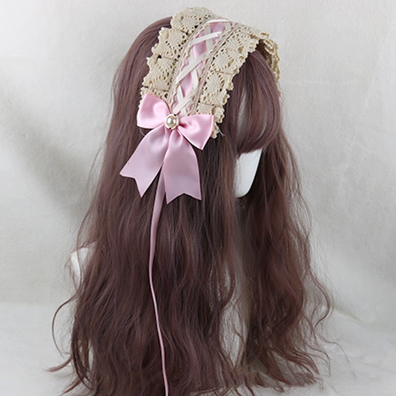 Japanese soft girl Lolita lace headdress - Image 8