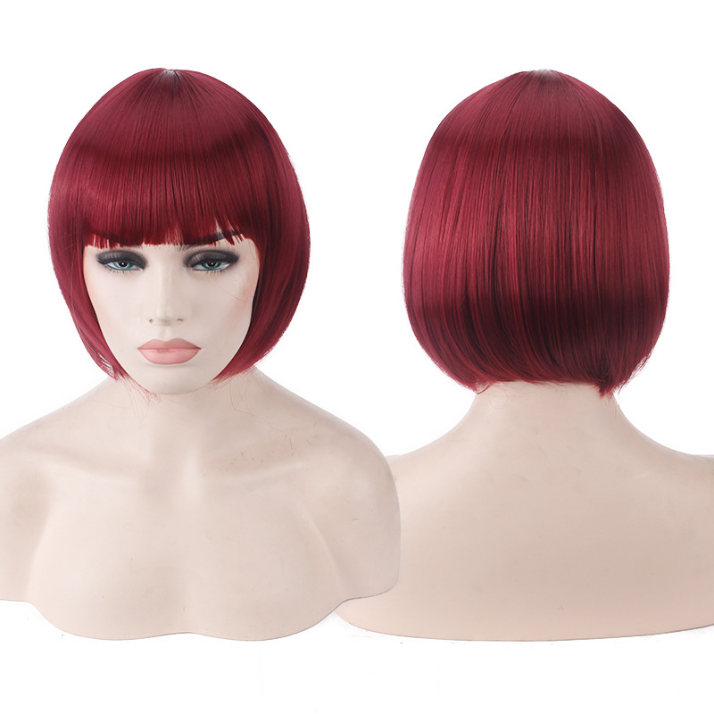 cosplay wig short hair bob - Image 3