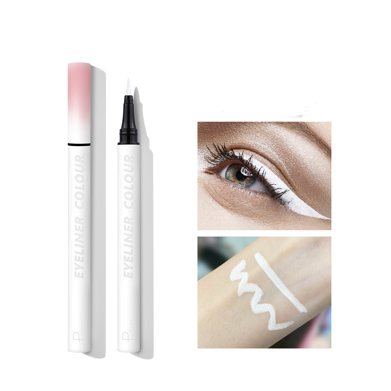 Color eyeliner blue white thin tip very thin - Image 9
