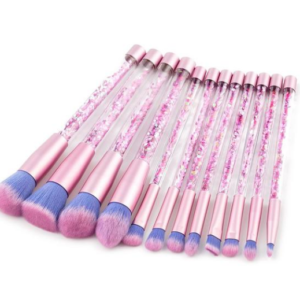 The New 7 Liquid Crystal Liquid Flow Cosmetic Brush Handle Make-up Kit Bag Valve