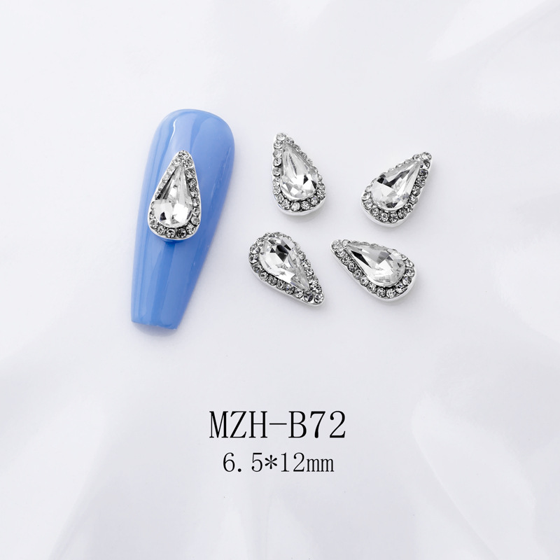 K9 Ultra-Shiny Flat-Back Rhinestones In White For Nail Art Decorations - Image 13