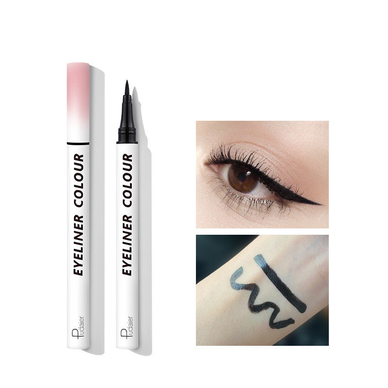 Color eyeliner blue white thin tip very thin - Image 5