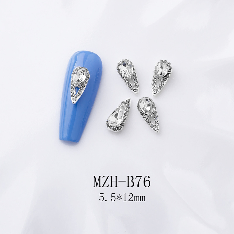 K9 Ultra-Shiny Flat-Back Rhinestones In White For Nail Art Decorations - Image 17