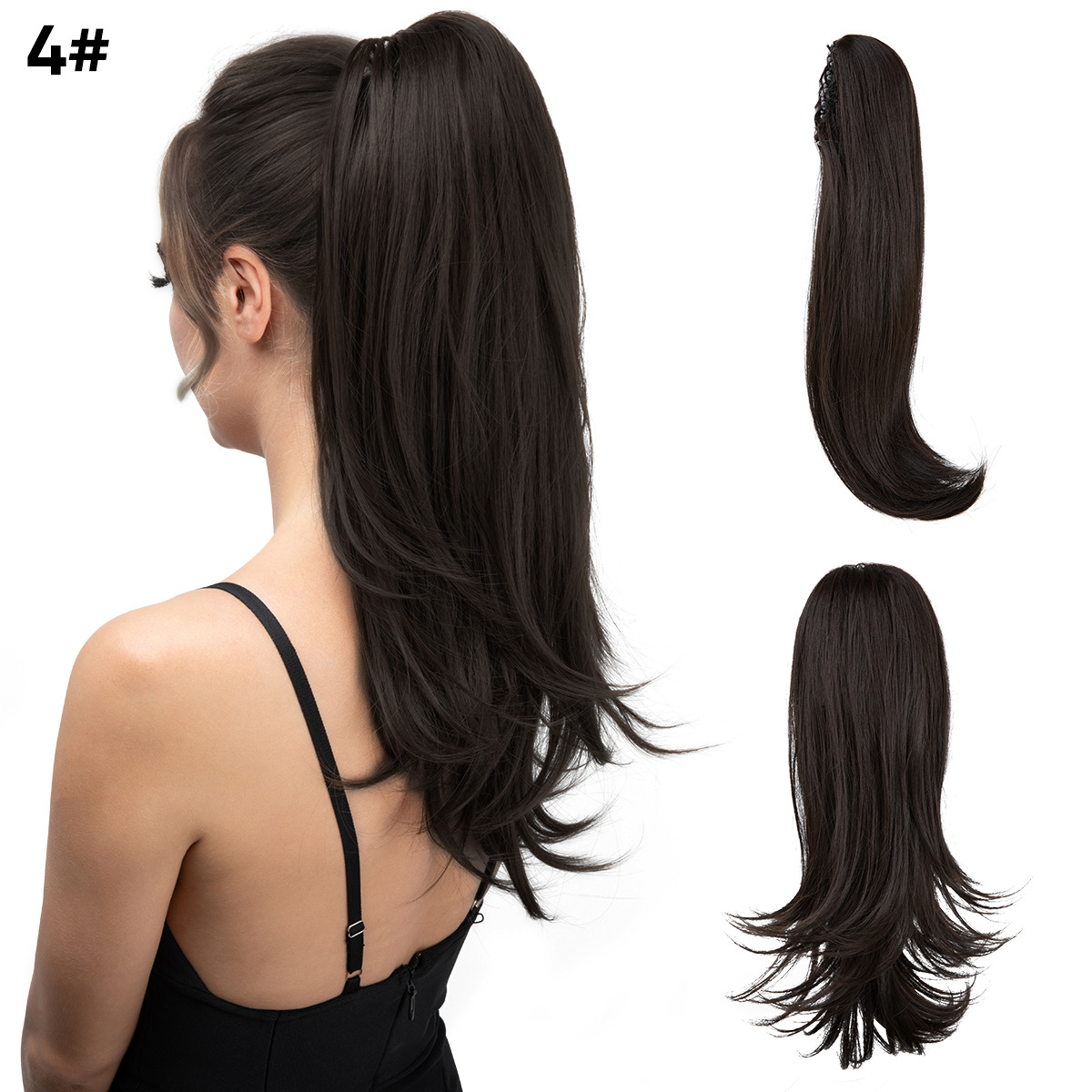 European And American Style Wig Women's Short Hair Ponytail - Image 3