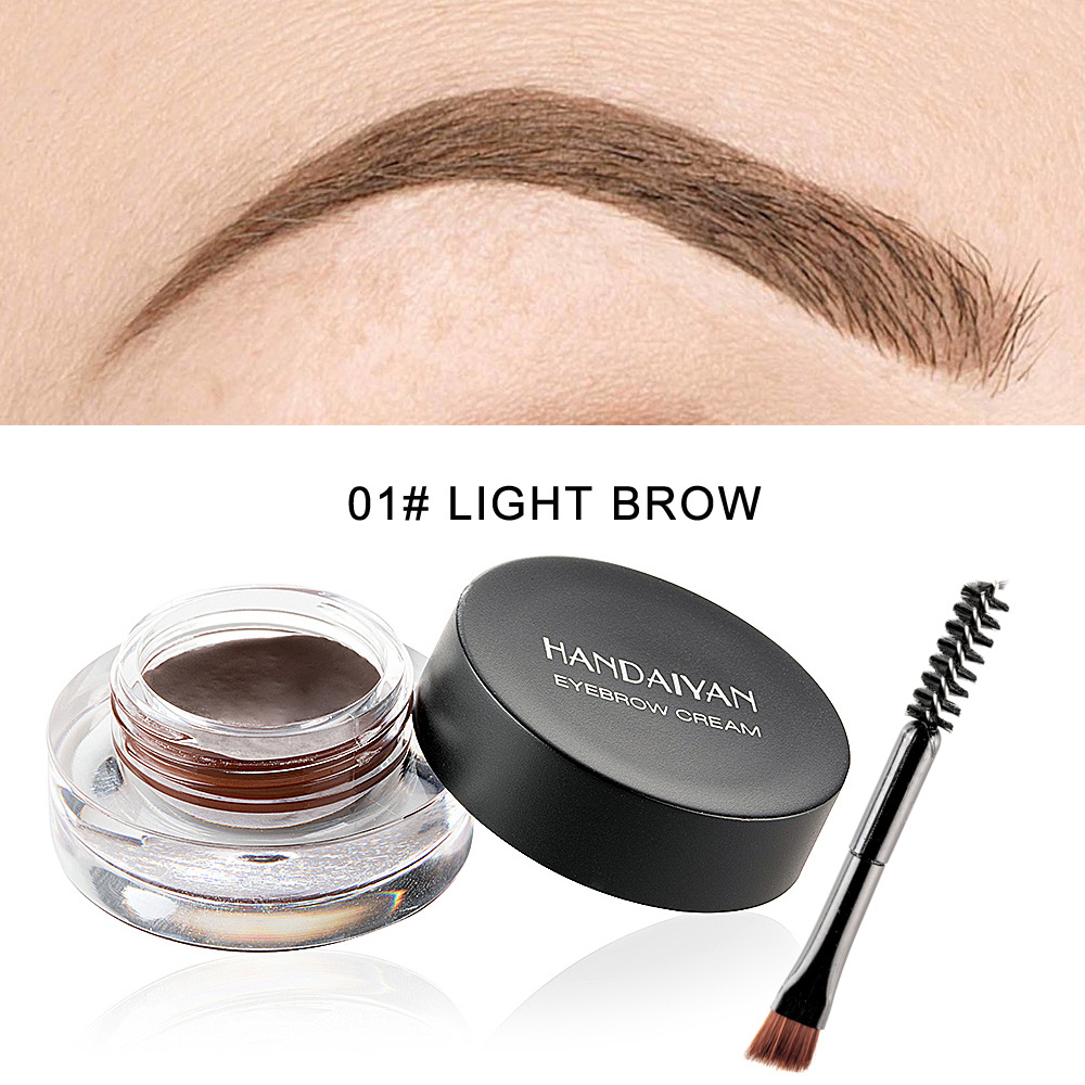 Waterproof And Not Easy To Fade Vignetting Color Eyebrow Dyeing Cream Set - Image 6
