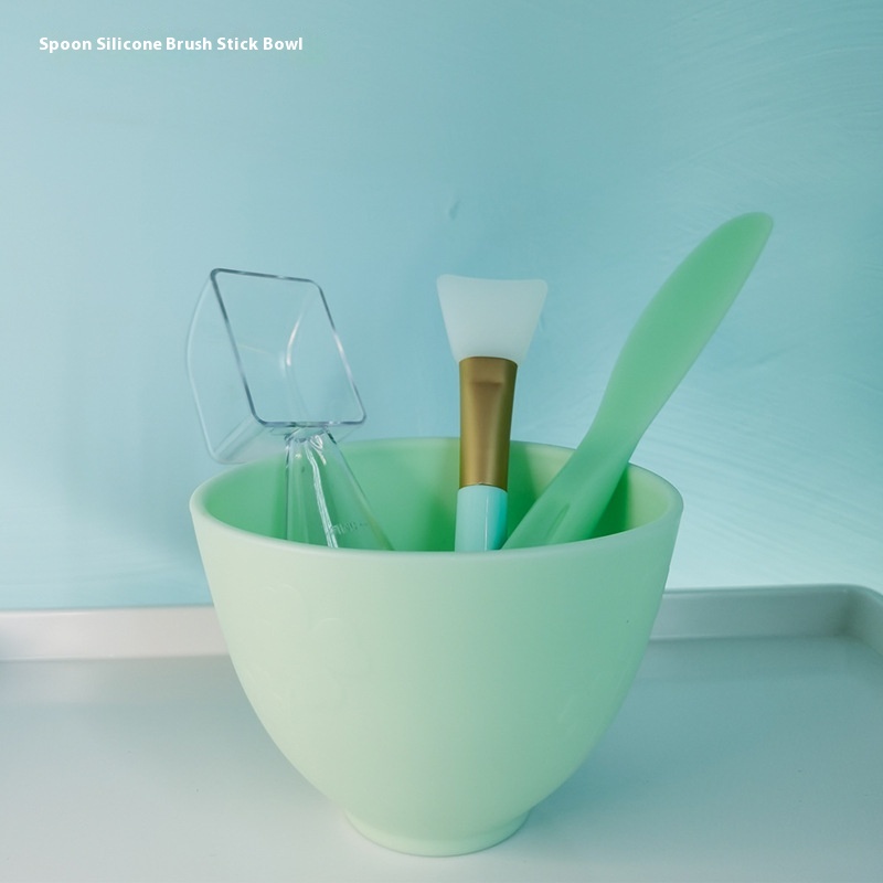 Silicone Mask Bowl And Brush Suit Thick With Scale Face - Image 8