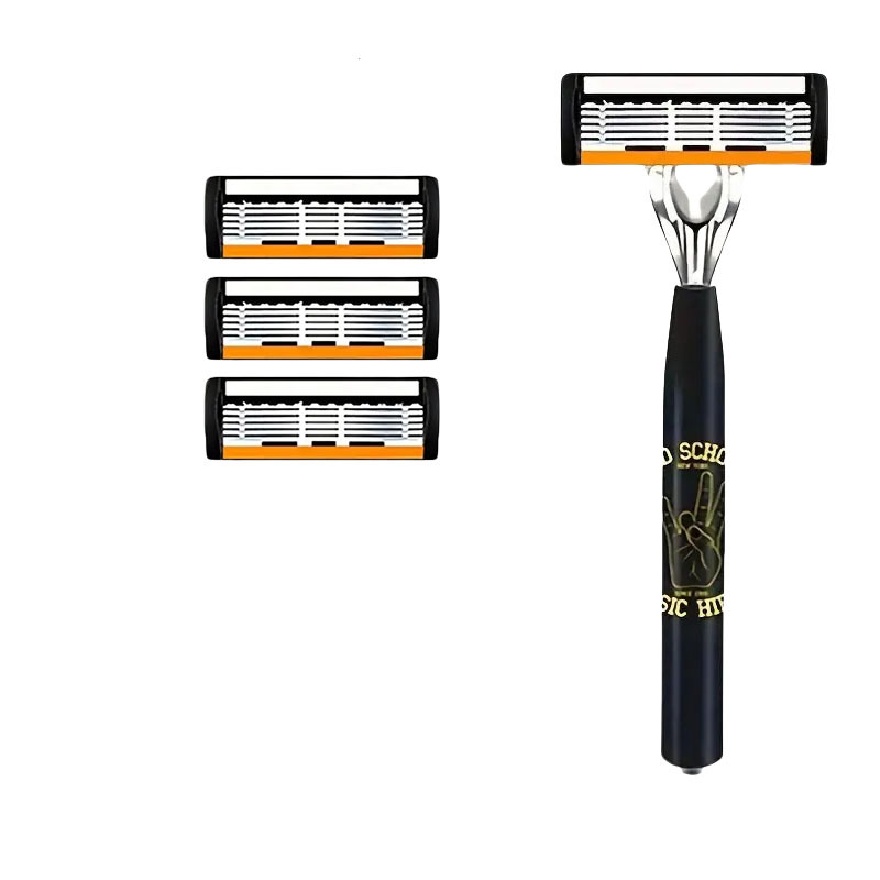 Six-layer Finger Type Handle For Manual Shaver Holder Cutter Head - Image 5