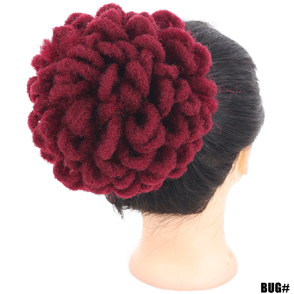 African Wig Bun Hair Bag Drawstring Dreadlocks Afro Hair Bag - Image 9