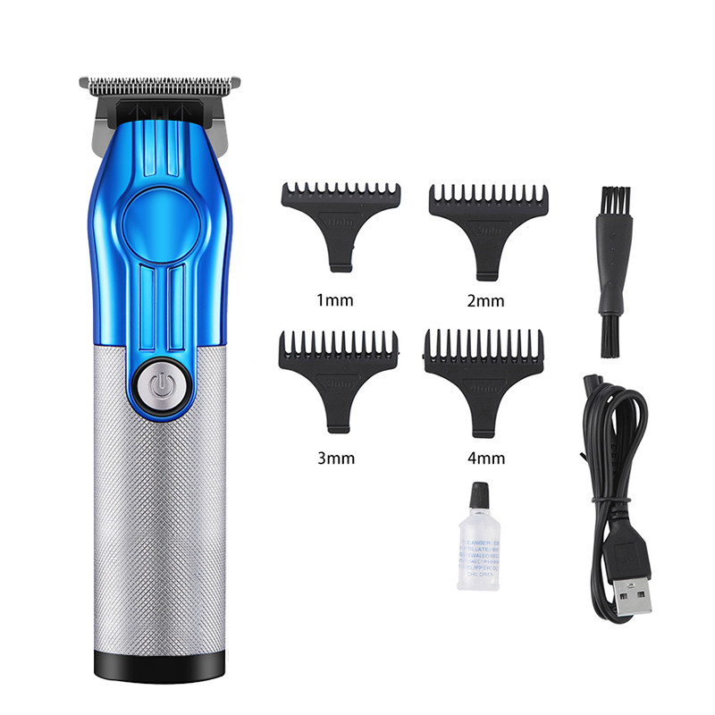 LCD Digital Display USB Charging Retro Oil Head Carving Hair Clipper - Image 10
