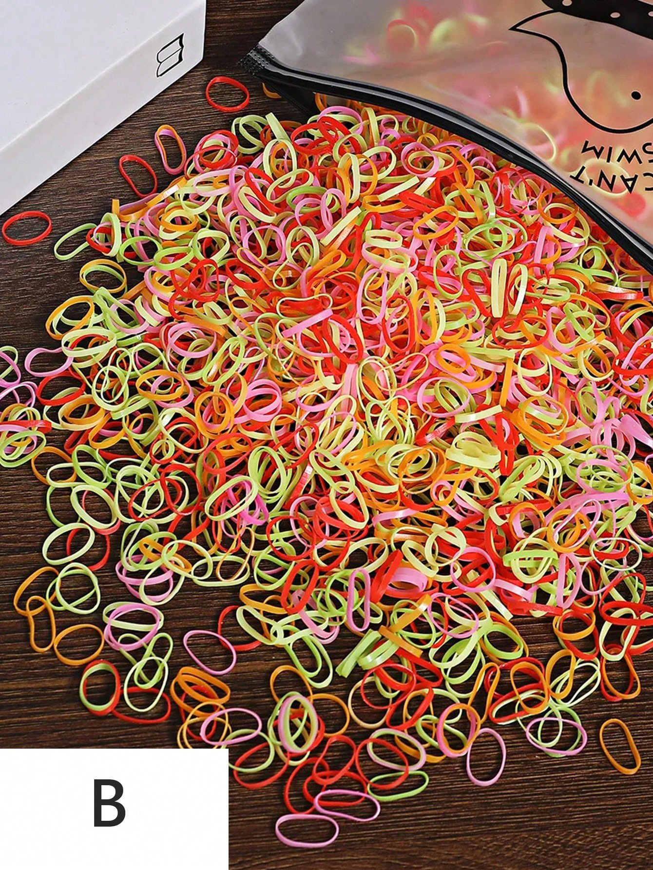 Children Rubber Band Small Size Girls' Baby Disposable Rubber Band Color Hair Band - Image 11