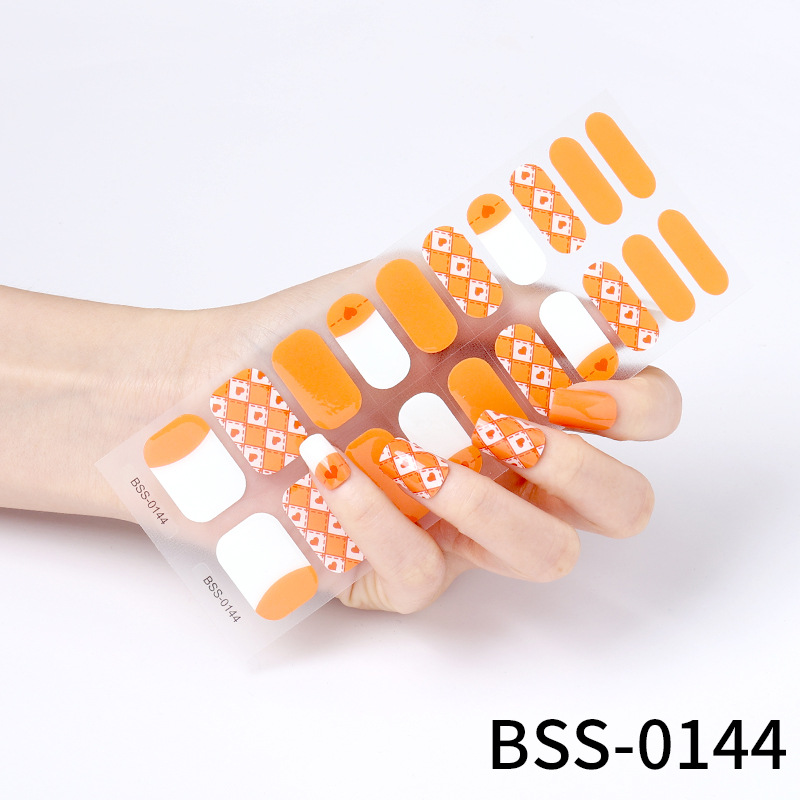 Gel Nail Stickers 3d Semi-cured Nail Stickers European And American UV Nail Semi-baked Nail Stickers Paper - Image 6