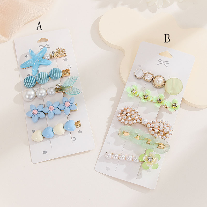 High Sense Barrettes Korean Simple Side Forehead Hairpin Hair Clip Girl Fringe Clip Headdress - Image 2