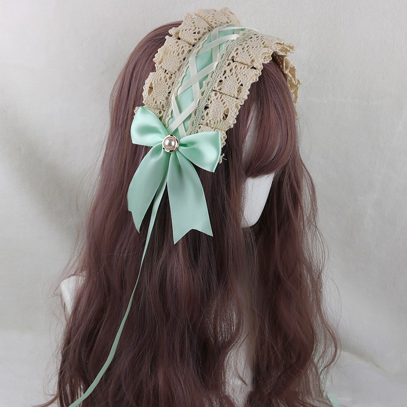 Japanese soft girl Lolita lace headdress - Image 9