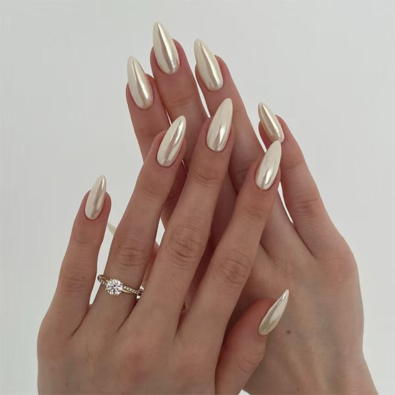 Wear Nail Tip High-grade Purple French Butterfly Black Edge Nail Sticker Nail Stickers - Image 15
