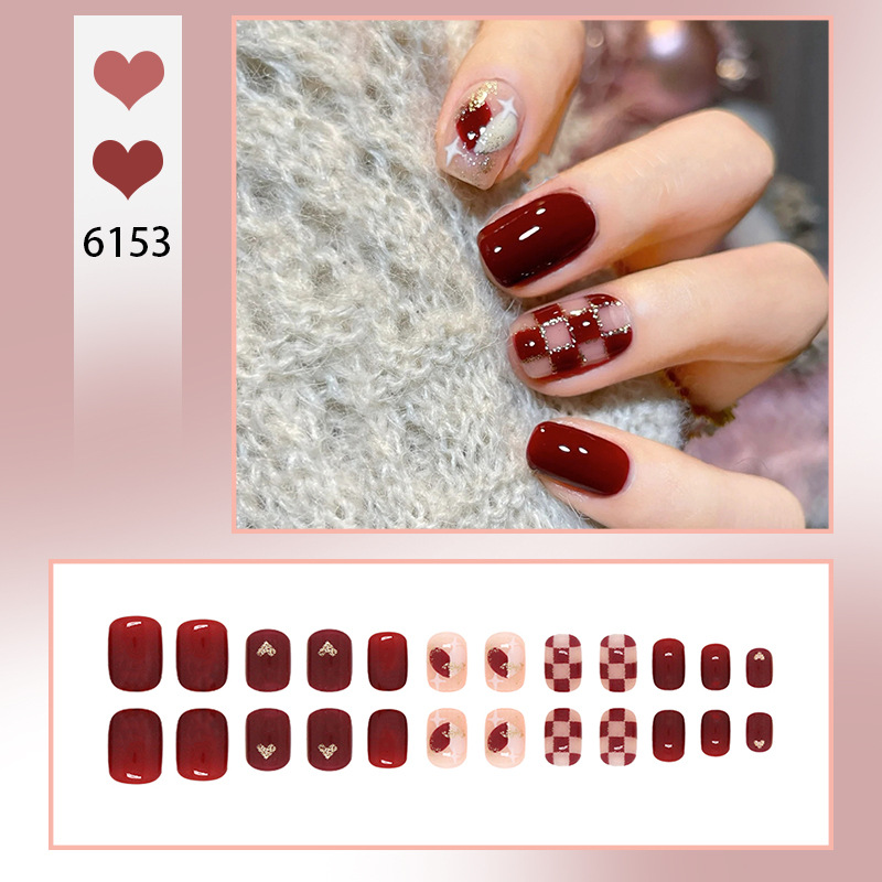 Pure And Seductive Style Nail Tips Finished False Nail Stickers - Image 2