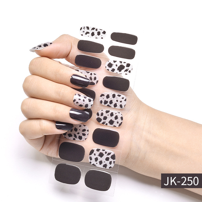Hot Girl Cool Girl Sweet Cool UV Phototherapy Semi-baked Gel Nail Sticker - Image 19