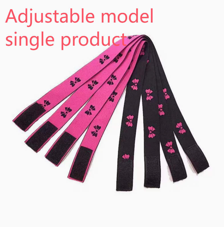 Rose Red Fixing Band Wig Edge Velcro Adjustable Non-slip Headband - Image 4