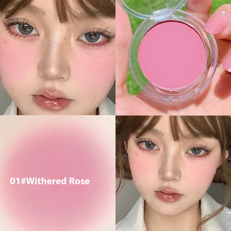 Not Easy To Fly White Brightening Monochrome Blush Eye Shadow