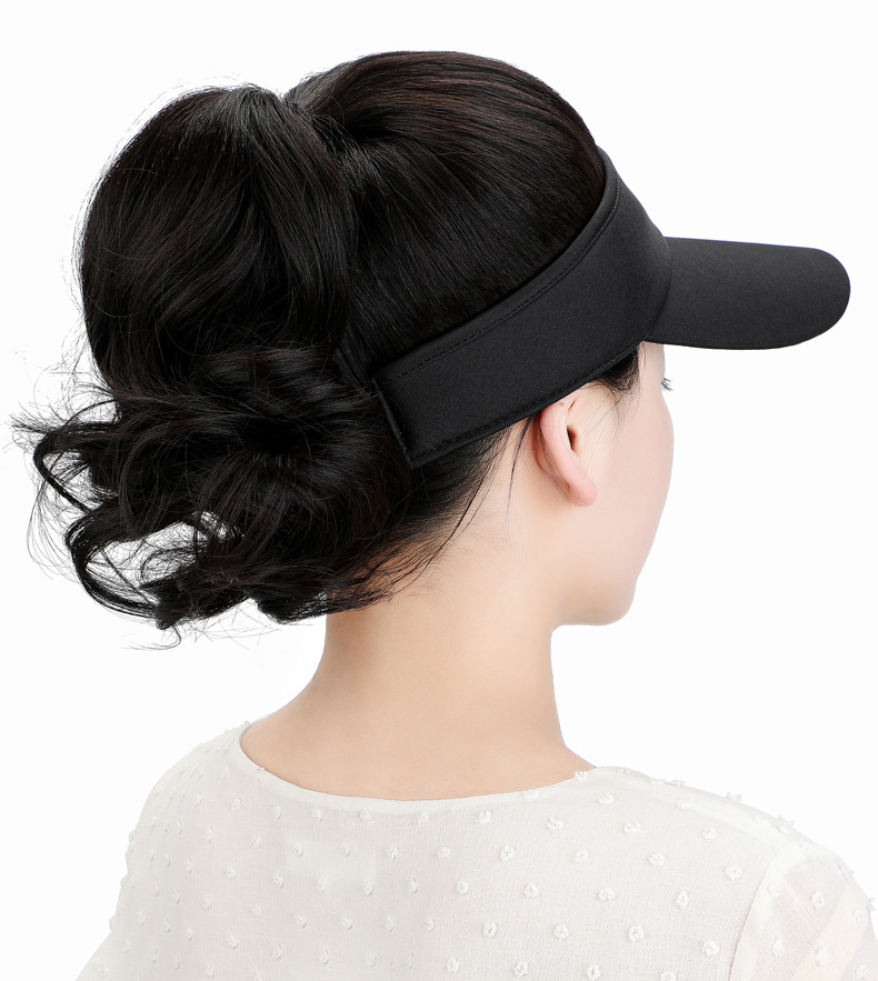 Women's High-temperature Fiber Hat Wig