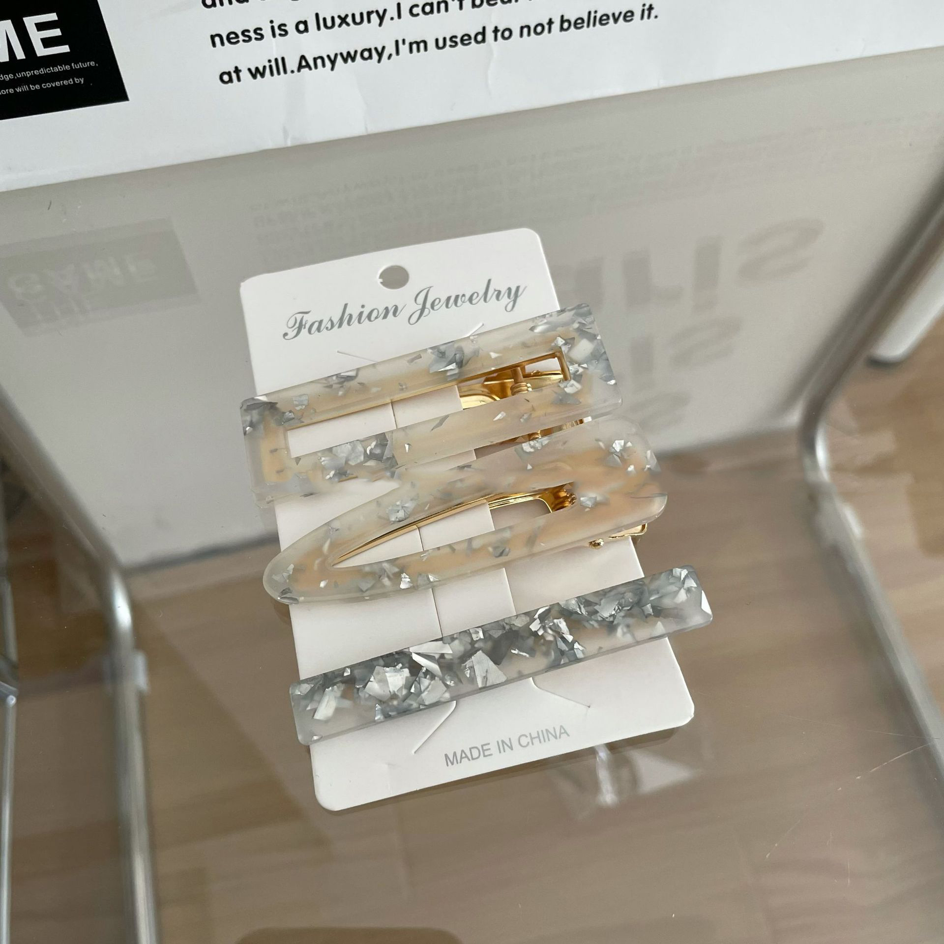 Korean Style Acetate Seamless Barrettes Summer Side Headdress - Image 2