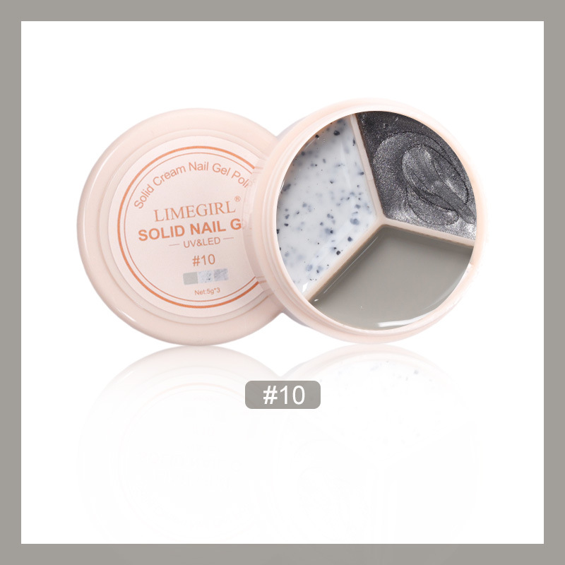 Cream Nail Polish Eye Shadow Bag - Image 9