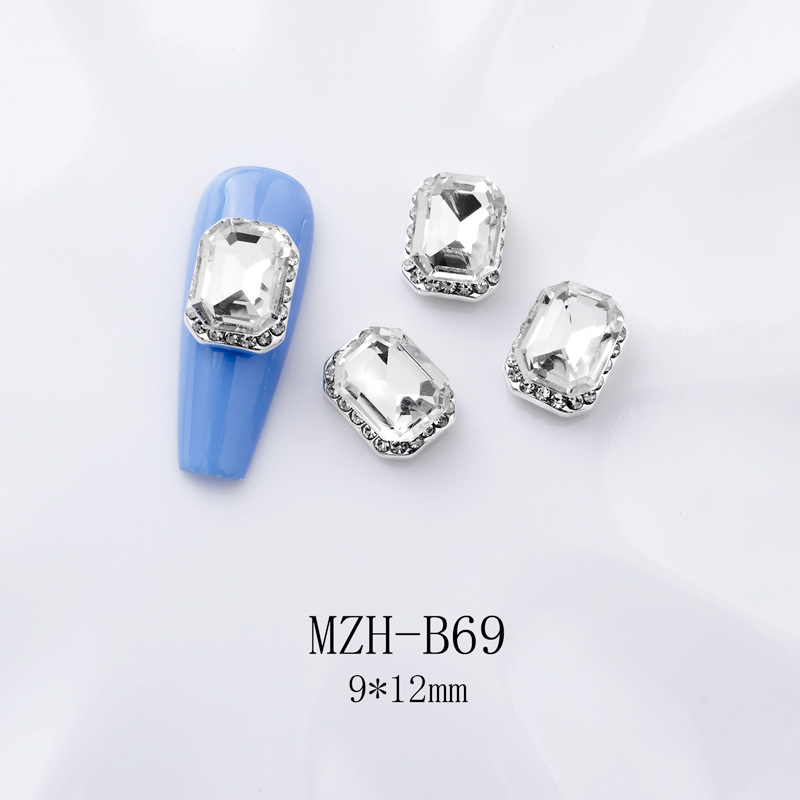 K9 Ultra-Shiny Flat-Back Rhinestones In White For Nail Art Decorations - Image 10