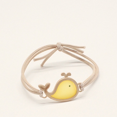 Hair accessories leather case small rubber band