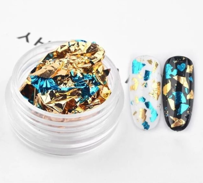 Nail tin foil fragment nail jewelry - Image 6