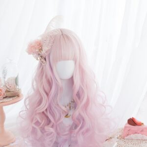 Harajuku Cute Girl Cute Wig Female Long Curly Hair