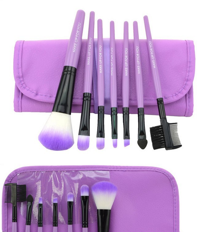 7 make-up makeup brushes, high-end makeup brush bag, a variety of colors available - Image 4