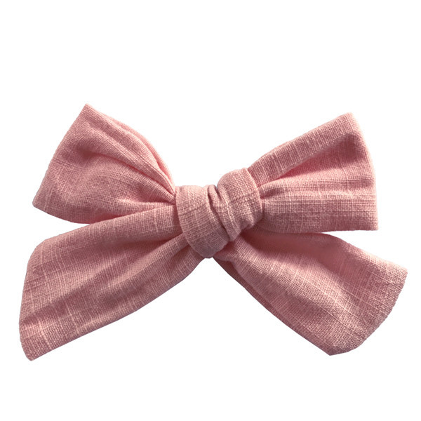 Cotton and linen bow hairpin - Image 13