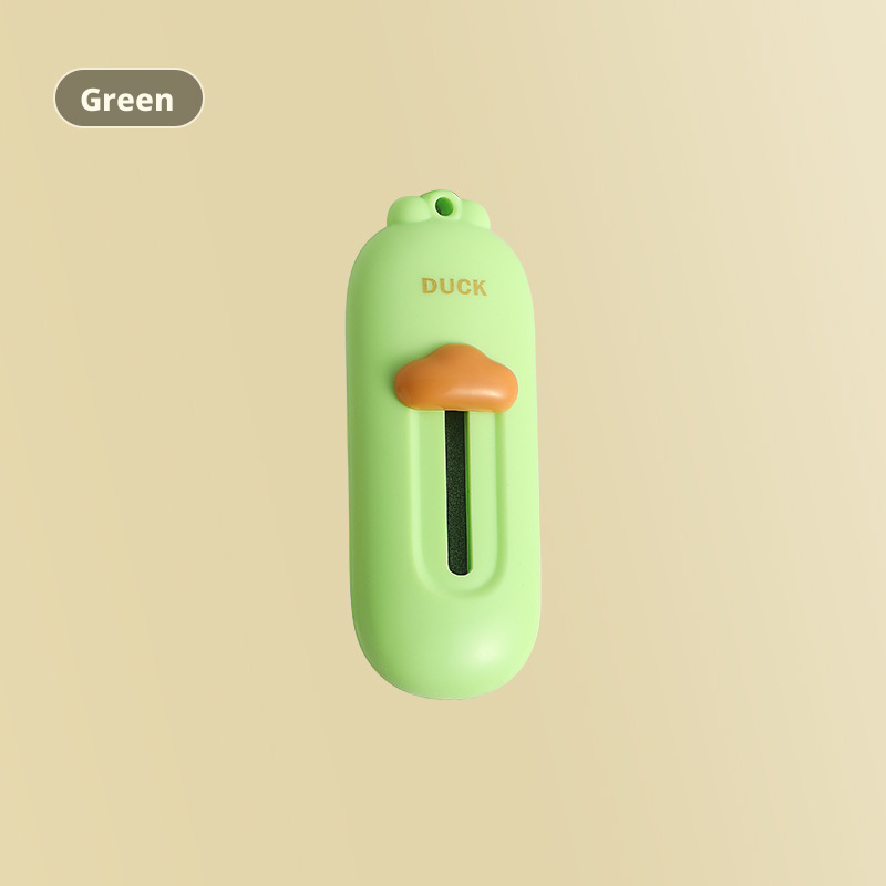 Express unpacking knife-Little Duck-Green-ABS-1 piece
